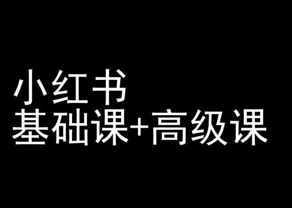 小红书基础课+高级课-小红书运营教程-百货大全