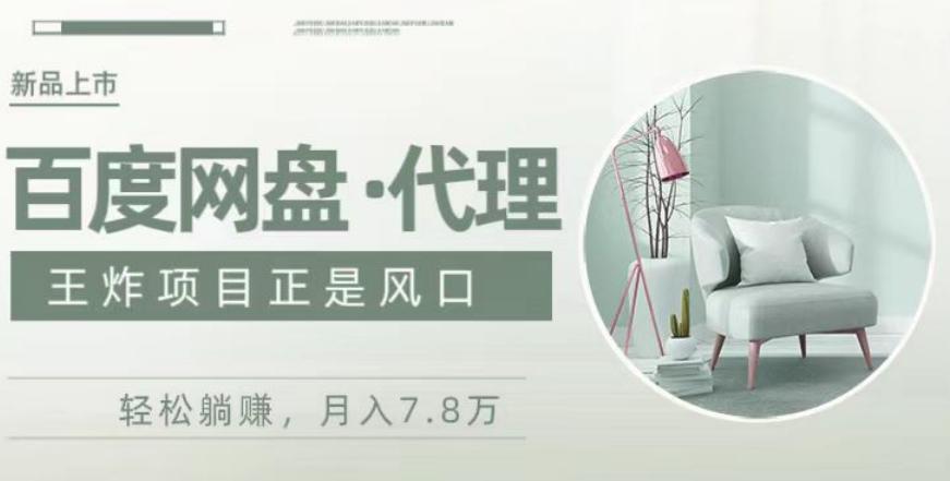 度盘代理，月入7w保姆级全方位教程-百货大全
