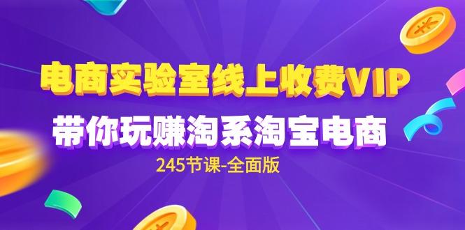 (9859期)电商-实验室 线上收费VIP，带你玩赚淘系淘宝电商(245节课-全面版)-百货大全