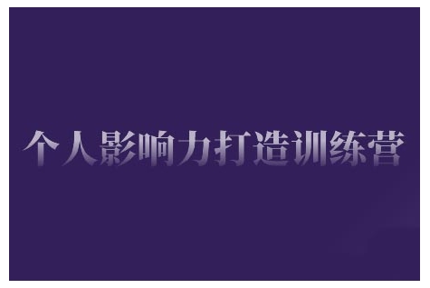 个人影响力打造训练营，掌握公域引流、私域运营、产品定位等核心技能，实现从0到1的个人IP蜕变-百货大全