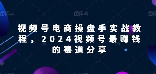 视频号电商实战教程，2024视频号最赚钱的赛道分享-百货大全