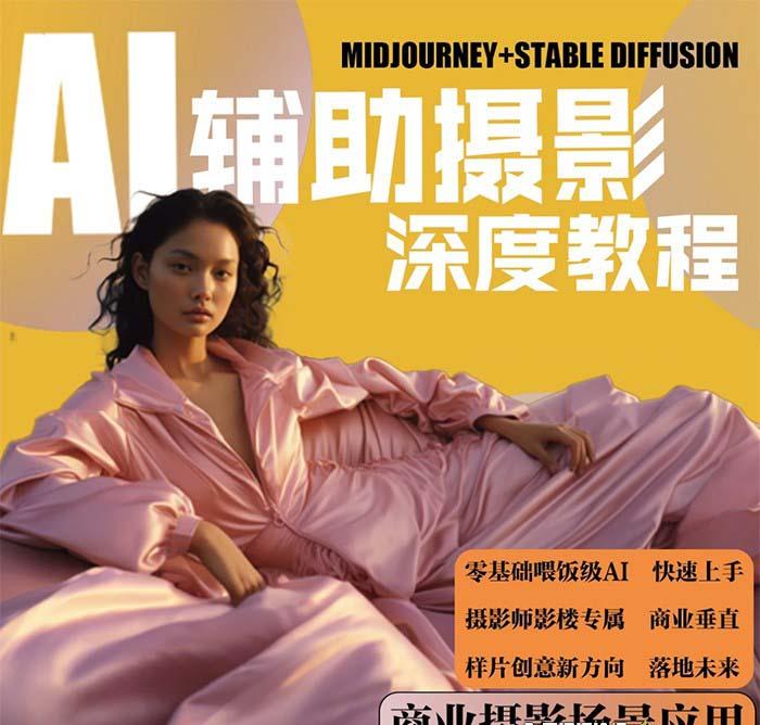 (8727期)2024年AI辅助摄影人工智能商业应用摄影课程(37节课)-百货大全