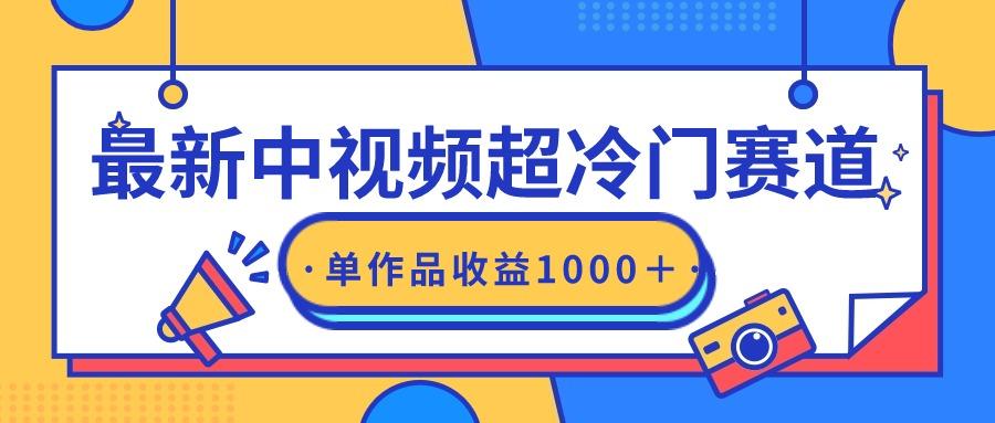 (9275期)最新中视频超冷门赛道，轻松过原创，单条视频收益1000＋-百货大全