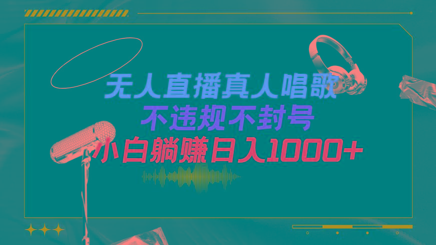 (9622期)抖音24小时无人直播音乐，不违规，不封号纯撸音浪，小白实操当天日入1000+-百货大全