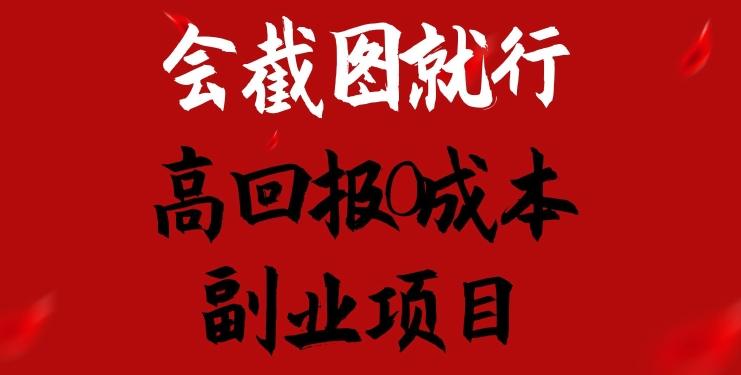 会截图就行，高回报0成本副业项目，卖离婚模板一天1.5k+【揭秘】-百货大全