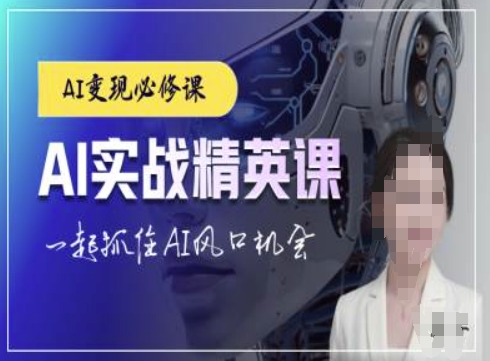 AI实战精英课，chatgptAI实战教程，一起抓住AI风口的机会-百货大全