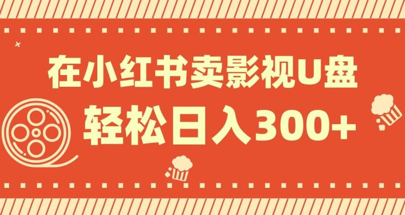 在小红书上卖影视U盘，轻松日入300+，操作简单，小白可轻松上手-百货大全
