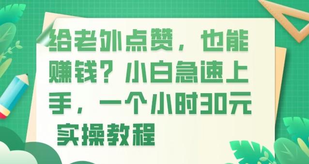 给老外点赞，也能赚钱？小白急速上手，实操教程-百货大全