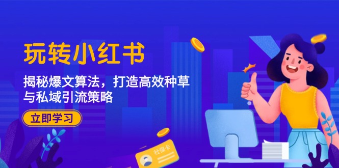 玩转小红书：揭秘爆文算法，打造高效种草与私域引流策略-百货大全