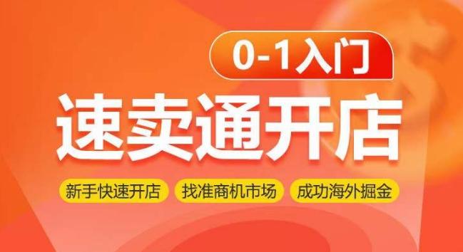 速卖通开店0-1入门，新手快速开店 找准商机市场 成功海外掘金-百货大全