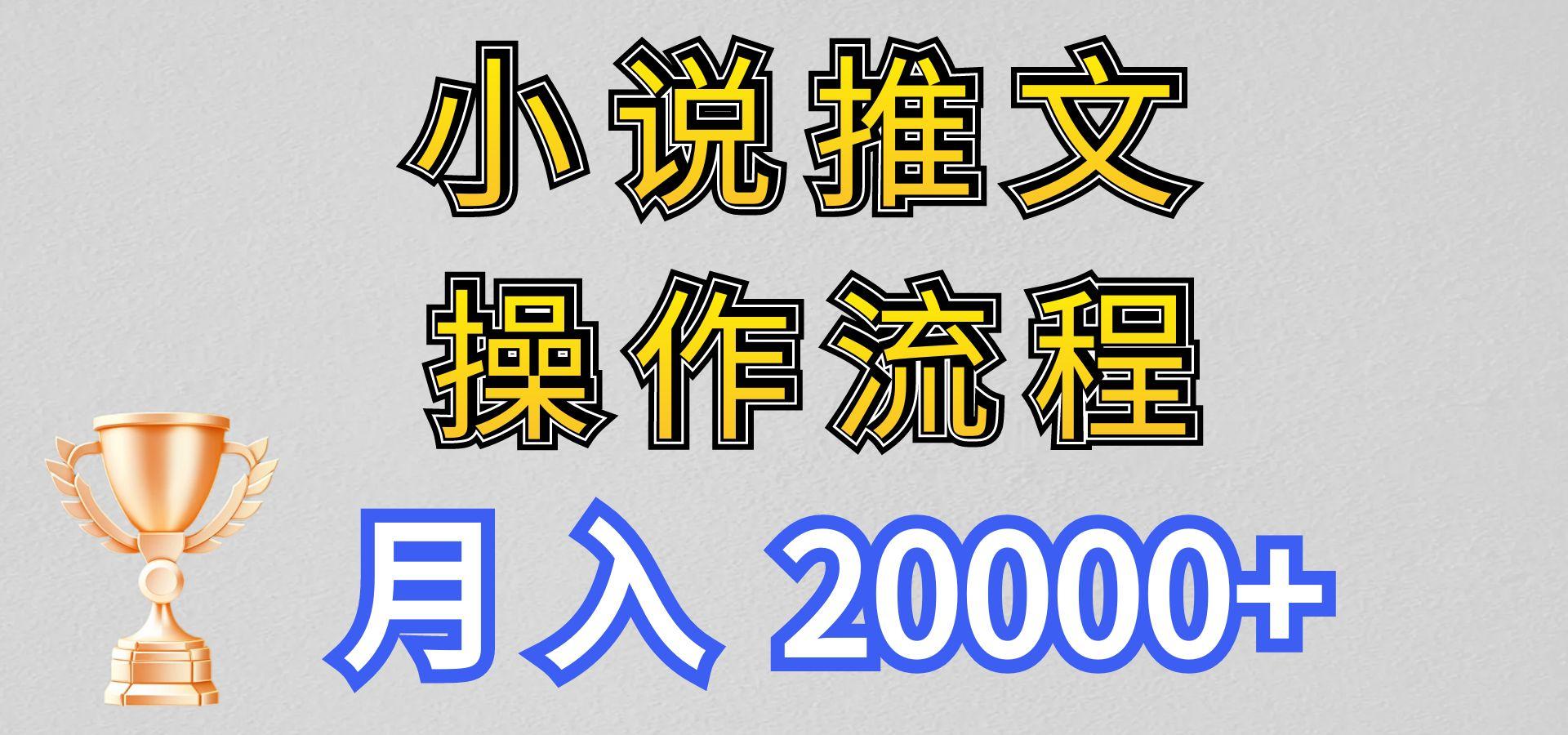 小说推文项目新玩法操作全流程，月入20000+，门槛低非常适合新手-百货大全