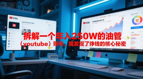 付费文章：拆解一个年入250W的油管(youtube)账号，我发现了挣钱的核心秘密-百货大全