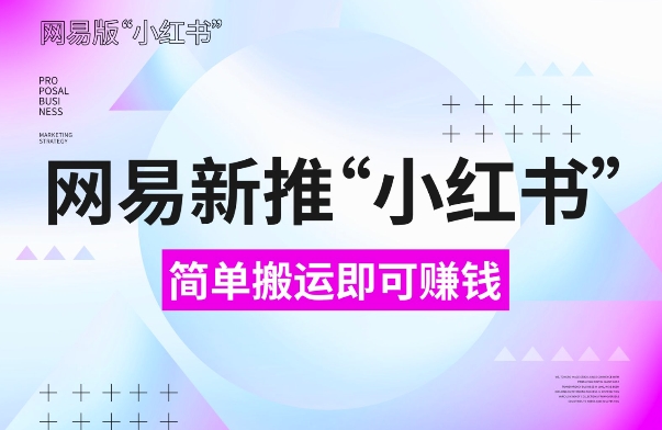 网易官方新推“小红书”，搬运即有收益，新手小白千万别错过(附详细教程)【揭秘】-百货大全