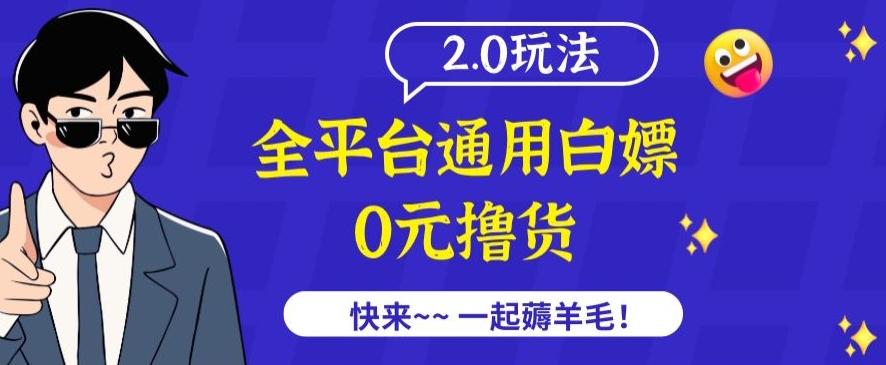 外面收费2980的全平台通用白嫖撸货项目2.0玩法【仅揭秘】-百货大全