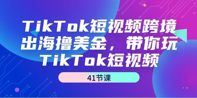 TikTok短视频跨境出海撸美金，带你玩TikTok短视频(41节课)-百货大全