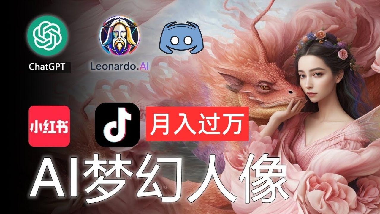 AI摄影梦幻人像：零基础也能月入过万的秘密-百货大全