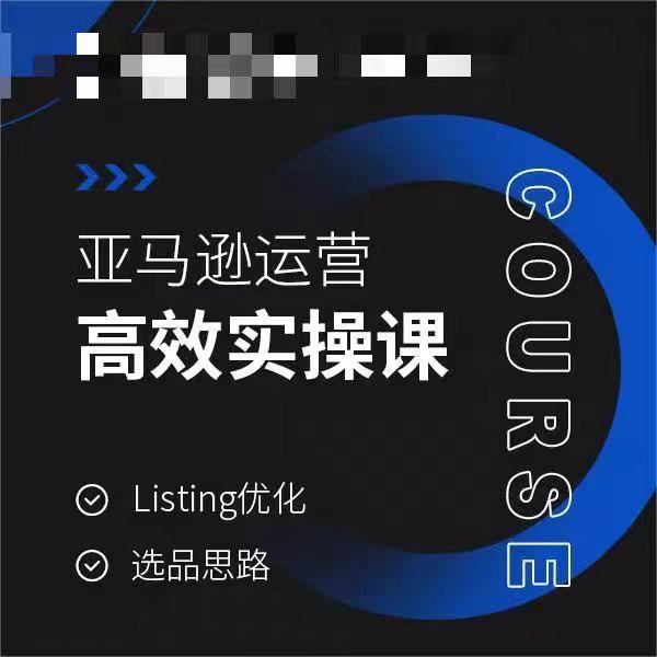 亚马逊运营高效实操课，Listing优化，选品思路-百货大全