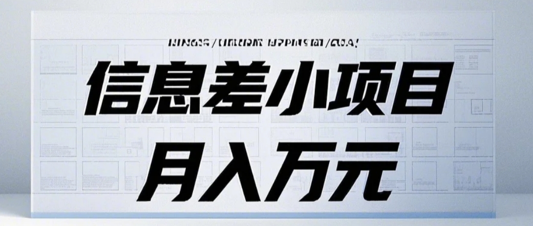 信息差小项目：国内外视频代下载，项目操作简单零成本零门槛月入过万-百货大全