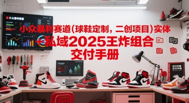 小众暴利赛道(球鞋定制，二创项目)实体+私域2025王炸组合  交付手册-百货大全