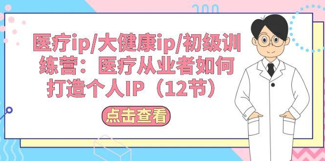 医疗ip/大健康ip/初级训练营：医疗从业者如何打造个人IP(12节-百货大全
