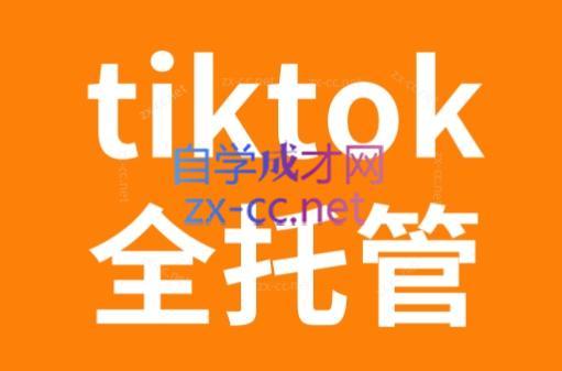 TikTok跨境电商全托管运营模式精品课-百货大全