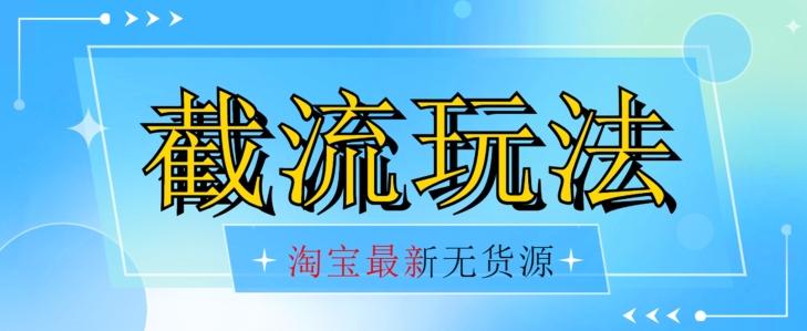 首发价值2980最新淘宝无货源不开车自然流超低成本截流玩法日入300+【揭秘】【1016更新】-百货大全
