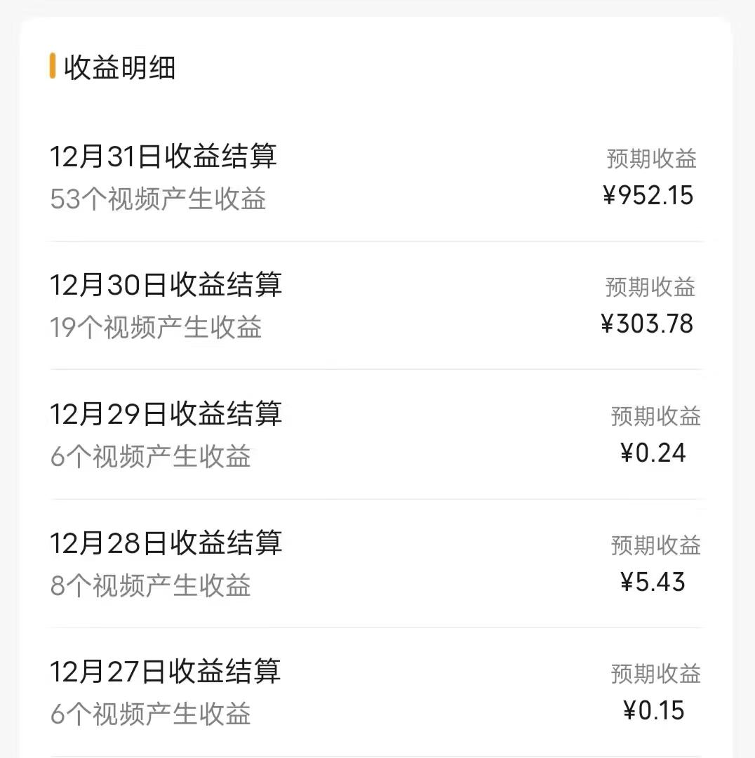 (8550期)每天半小时轻松月入过万，适合任意人群，小白无脑操作，AI条条原创视频-百货大全