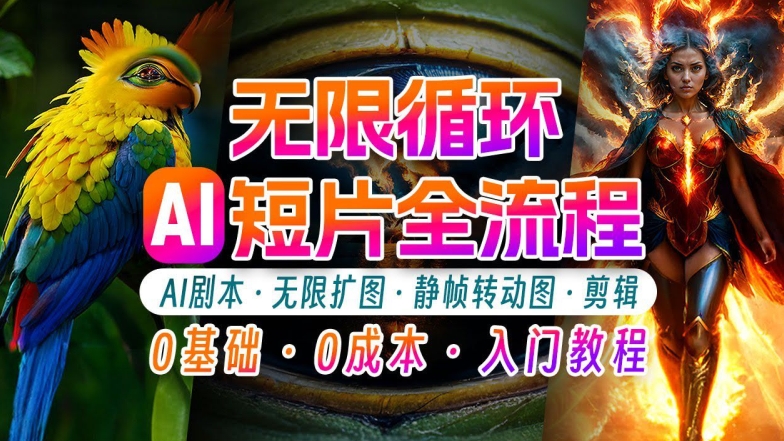 AI剪辑无限循环画面：新手轻松月入上万的秘技【揭秘】-百货大全