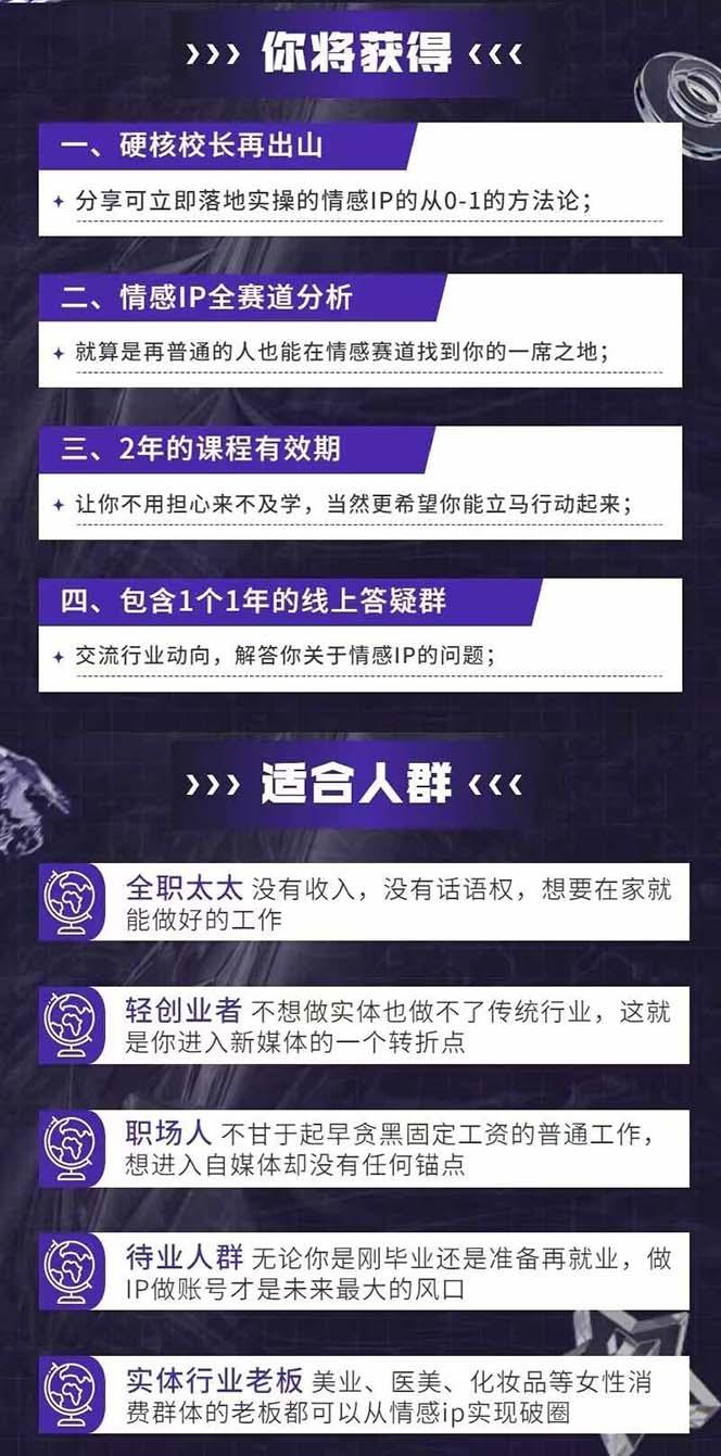 图片[1]-情感直播IP短视频全通大课，普通人的IP之路从情感赛道开始(18节-百货大全