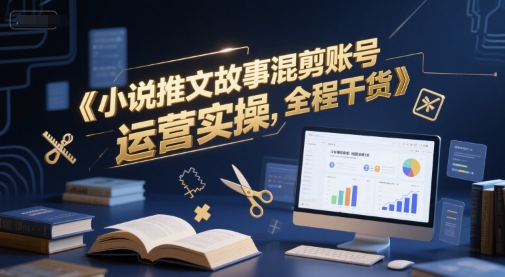 小说推文故事混剪账号运营实操，全程干货-百货大全