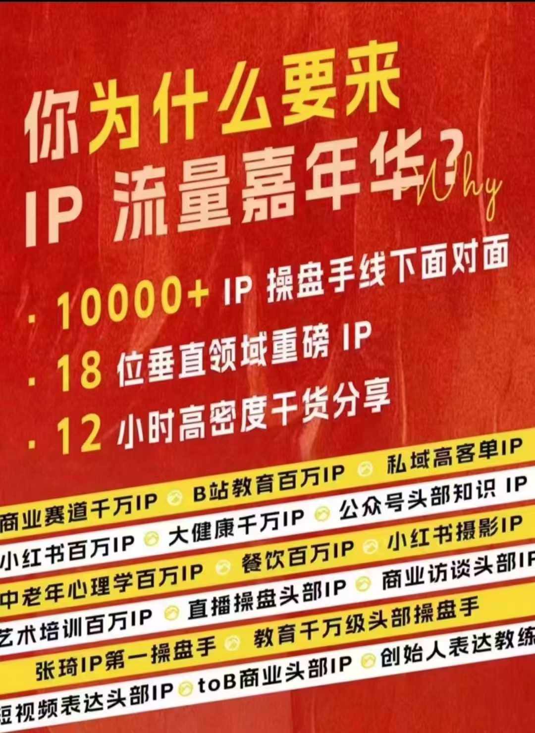 群响IP流量嘉年华，​现场视频+IP江湖2024典藏版PPT-百货大全