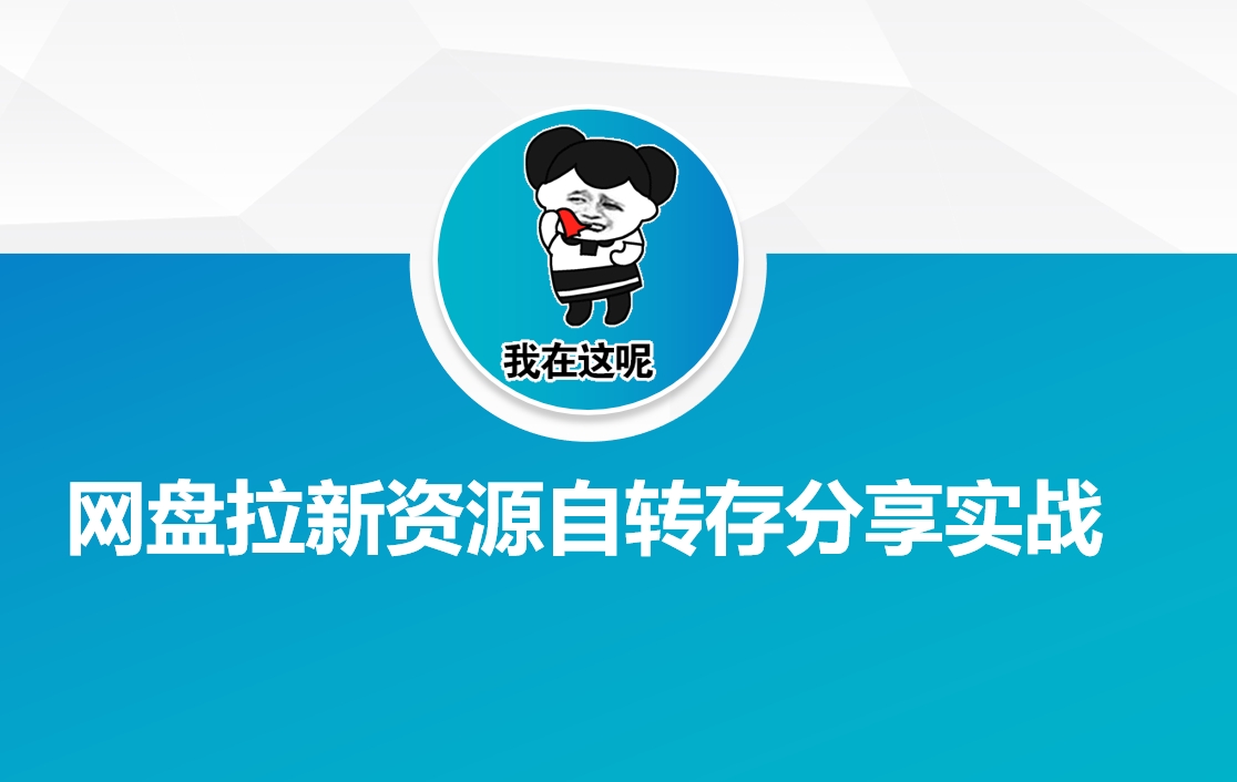 网盘拉新资源自动转存分享实战-百货大全