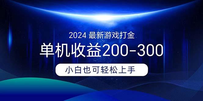 2024最新游戏打金单机收益200-300-百货大全