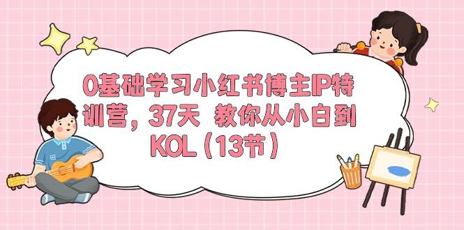 0基础学习小红书博主IP特训营，37天 教你从小白到KOL(13节-百货大全