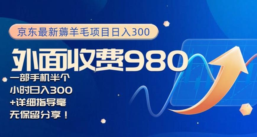 京东最新薅羊毛项目小白怎么做到日入300+一部手机半小时搞定-百货大全